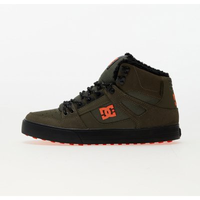 Dc Pure High Top WC WNT DOO/Dusty Olive /Orange – Zboží Dáma