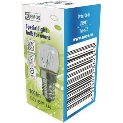 Z2-300 žárovka do pečící trouby E14 230V-15W/300° – Zboží Živě