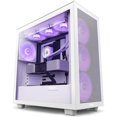NZXT H7 Flow RGB CM-H72FW-R1 – Zboží Mobilmania