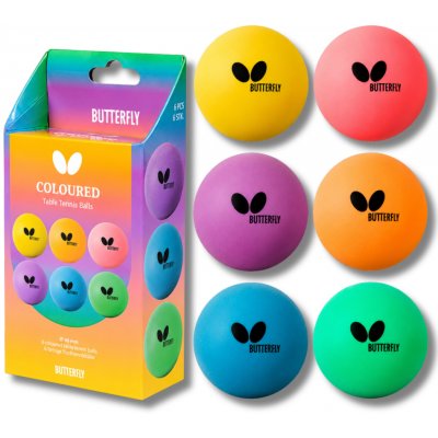 Butterfly Coloured 6 ks – Zboží Mobilmania