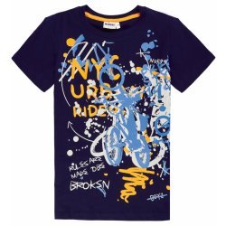 Winkiki chlapecké triko WJB 01724, modrá tmavě