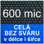 Sparkly POOL Solární plachta 600mic modročerná 4m – Zboží Dáma