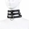 SM, BDSM, fetiš Kiotos Tripple O Ring Strap Collar