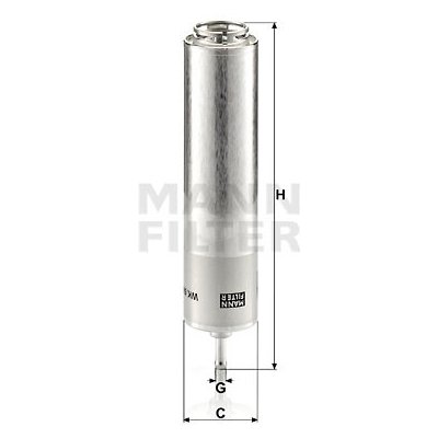 WK 5001 MANN-FILTER Palivový filtr – Sleviste.cz