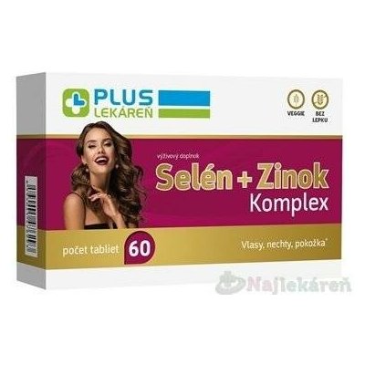 Plus Lékárna Selen + Zinek Komplex 60 ks – Hledejceny.cz