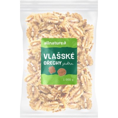 Allnature Vlašské ořechy ořechy natural 1000 g – Zboží Mobilmania