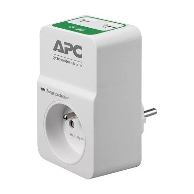 APC Essential SurgeArrest 1 česká zásuvka, 2portová USB nabíječka (PM1WU2-FR)