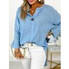 Dámská halenka Fashionweek košilová halenka z lehké a příjemné bavlny IT-Denzel modrá