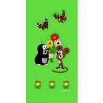 Matějovský dětská plážová osuška Krtek a myška 70 x 150 cm zelená – Zboží Mobilmania