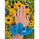 Mušelínová scrunchie s kapsičkou - dámská Barva: Kytičková – Zboží Dáma