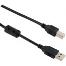 usb kabel 4World 05351 USB 2.0, A-B, 1,8m, černý