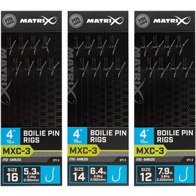 Matrix MXC-3 Boilie Pin Rig 10 cm 0.20 mm size 12 8 ks – Zboží Dáma