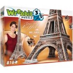 Wrebbit 3D puzzle Eiffelova věž 816 ks – Zbozi.Blesk.cz