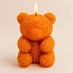 Svíčkománie3D Medvídek z růží 105 g – Zboží Mobilmania