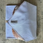 Chlebousek - bílý s béžovými pruhy Magsbags.cz – Zboží Dáma