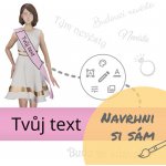 Šerpa - STANDARDNÍ POTISK - navrhni si sám, Barva šerpy 101 - smetanová – Zboží Dáma