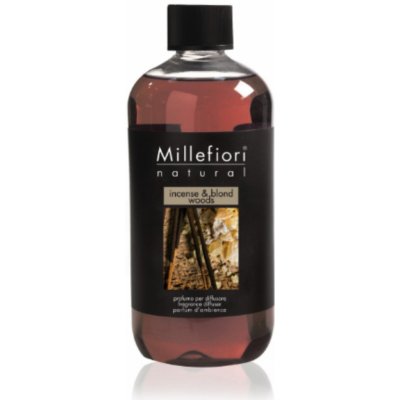 Millefiori Milano Incense & Blond Woods Kadidlo a světlé dřevo Náhradní náplň do vonných difuzérů 250 ml – Zboží Dáma