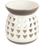 1patro Keramická aroma lampa se srdíčky X3322 – Zboží Dáma