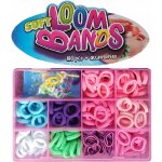 Sada gumiček na náramky 180 ks příslušenství, gumičky SOFT Loom bands fi – Sleviste.cz