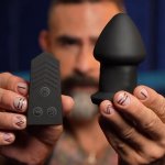 FORT TROFF Robo Rimmer Rolling And Vibrating Plug - rotační a vibrační anální kolík 13 x 6 cm – Zboží Dáma