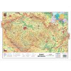 Klasický fotorámeček Ditipo Mapa Česká republika fyzická/kraje A3