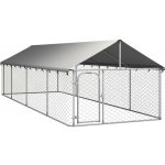 vidaXL Venkovní psí kotec se střechou 600 x 200 x 150 cm – Hledejceny.cz