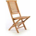 Divero 36876 Skládací zahradní židle Hantown - týkové dřevo – Zboží Dáma