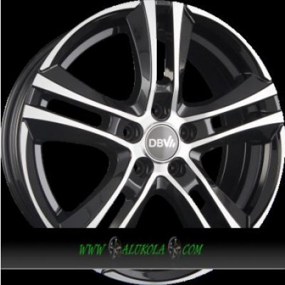 DBV Andorra II 7x17 5x112 ET48 black polished – Hledejceny.cz