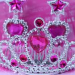 Korunka Princezna s náušnicemi růžová – Zboží Dáma