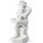 Kähler Design Beginnings soška bílá - KÄHLER Soška Moments of Being / Beginnings 23 cm, bílá barva, porcelán – Sleviste.cz