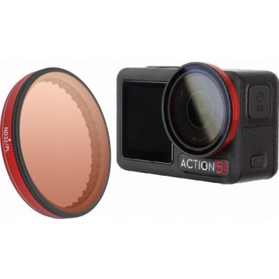 SunnyLife Hybridní polarizační filtr 2v1 Pl Nd32 pro DJI Osmo Action 5 Pro 5Pro 4 3 Fi903-32p – Zboží Živě