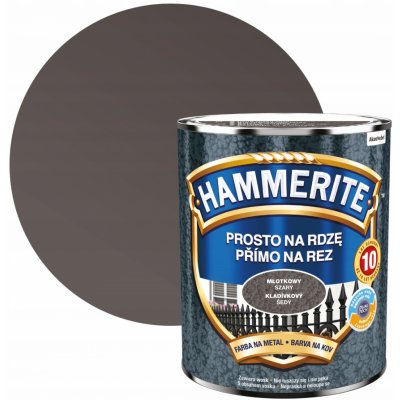 Akzo Nobel Hammerite přímo na rez, 0,70l, kladívkový šedý – Sleviste.cz