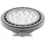 GTV LED, A-G, AR111, 3000K, G53, 12,5W, DC12V, 40°, 1100lm, šedá – Hledejceny.cz