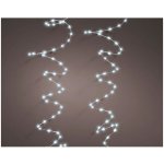 BigBuy Christmas Mikro led girlanda extra husté studené světlo blikající 900cm 567l stříbrný kabel – Zboží Mobilmania