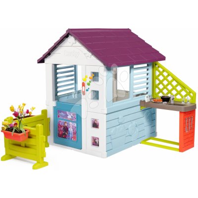 Smoby Domeček Frozen Disney Playhouse s kuchyňkou a zahrádkou – Zboží Mobilmania