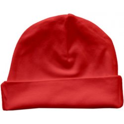 Link Kids Wear Kojenecká bavlněná čepice X Red one size