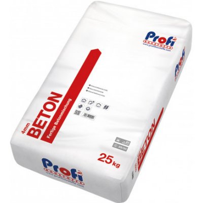 ProfiBaustoffe Betonová směs PROFI BETON 4 mm 25 kg – Zbozi.Blesk.cz