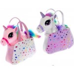 Mikro Trading jednorožec s kabelkou bílá 20 cm – Zboží Mobilmania
