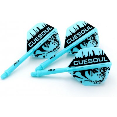 Cuesoul ROST AK5 Boy modré, standardní letky a střední násadky – Zboží Dáma