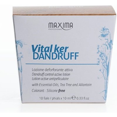 Maxima VitalKer Dandruff ampule proti lupům a šupinatění 10 x 10 ml – Sleviste.cz