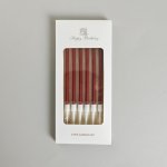 Dortové svíčky ELEGANT bordová – Zboží Dáma