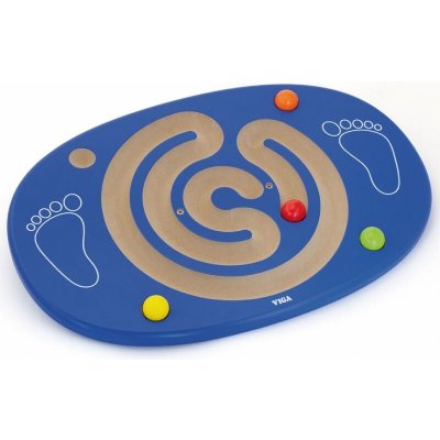 Viga Dřevěná balanční deska s labyrintem – Zboží Dáma