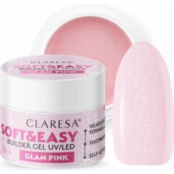 Claresa stavební gel na nehty GLAM PINK 45 g