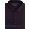 Pánská Košile AMJ kolekce Lui Bentini košile dlouhý rukáv Comfort fit s drobným vzorem LD220 vínová