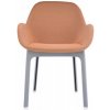 Jídelní židle Kartell Clap Melange šedá / oranžová