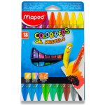 Olejové trojhranné pastely Maped 18 barev Color'Peps Oil Pastels – Zboží Mobilmania