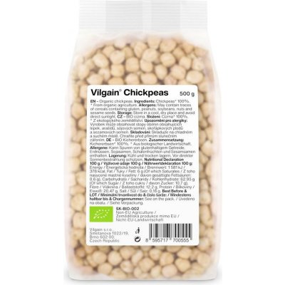 Vilgain cizrna bio 0,5 kg – Zboží Mobilmania