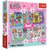 Puzzle Trefl 4v1 Seznamte se s panenkami LOL Surprise!