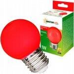 Spectrumled LED žárovka 1W 4xSMD2835 E27 20lm ČERVENÁ – Zboží Dáma