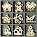 HEYDA Dřevěné ozdoby v boxu vánoce II. – Zboží Dáma